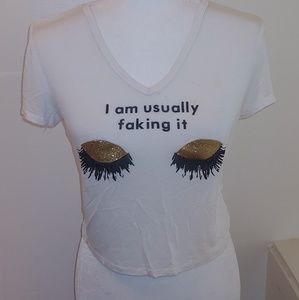 Cute cropped top size S/m